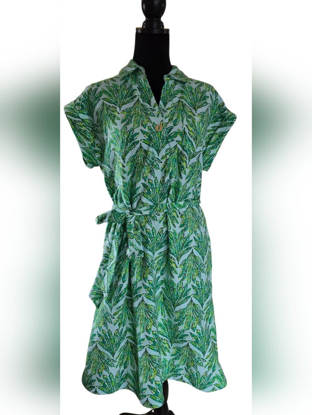 Lilly Pulitzer Emersyn Dress Kitts Green Crossgrain Shady Babe Sz Small $168